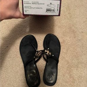 Black Tory Burch Mini Miler Sandals